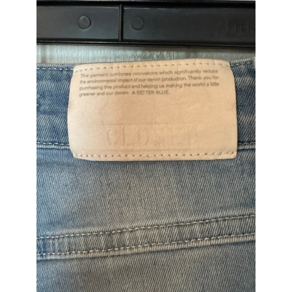 Closed Glow Up Wide Leg High Waisted Supper Soft Cotton Distressed Jeans 27 - Picture 12 of 16